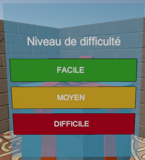 Interface utilisateur du jeu LEGO BREAKER